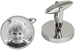 PHOTO Personalised Cufflinks or Photo Custom Order Cufflinks Perfect Gift Father's Day Black and White or Coloured by Tizi Jewellery
