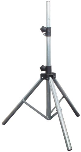 Transmedia FSATRL - Supporto per antenna satellitare, treppiede, ripiegabile, altezza max. 1050 mm, dimensioni supporto piegato 800 x 140 x 140 mm, acciaio zincato