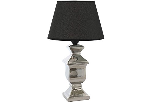 Antik Stil Tischlampe mit schwarzem Schirm Nachttisch Tisch