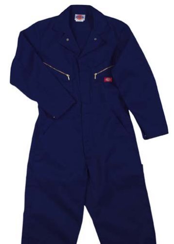 Dickies - Men's Twill Long Sleeve Coverall, Small x Tall, Dark Navy