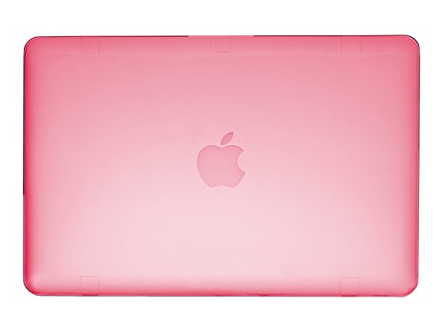 MyGadget MacBook 12 Zoll Retina *Crystal* Case Hülle – Apple Model ab 2015 (A1534) durchsichtige Plastik Tasche Mac Schutzhülle Hartschale Cover in Rosa - 6