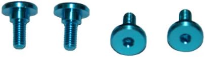 Aluminum with hexagonal hole servo mounting screws Light Blue 43960