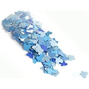 konfetti - Schmetterling Konfetti - 18 g - hellblau Farbe (handgemacht Konfetti)