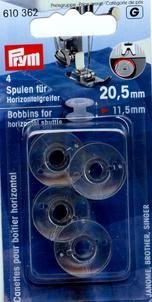 Prym Canettes pour botier horizontal 20,5 mm
