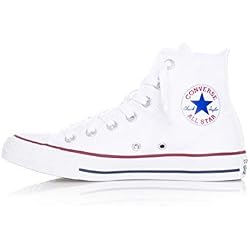 Converse Chuck Taylor Hi - Zapatillas para mujer, color blanco, Blanco (Blanc - Weiss), 44