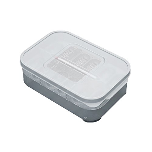 MagiDeal Cm 12 Löcher Reptil Inkubation Brutkasten Feld Schraffur Behälter Mit Thermometer - 7