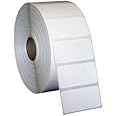 BAR-CODING TECH, 50x25 Direct Thermal Barcode Label Sticker - 2 x 1 inches - 50mm x 25mm - White Self Adhesive Sticker for Printing Barcoding (1 roll of 1000 Labels) (1)