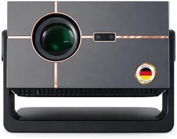 Proiettore con supporto 4K per Home Cinema - Proiettore Home Cinema 4K con autofocus e correzione trapezoidale automatica, proiettore Android per streaming online con Fire TV Stick, Netflix, ecc.