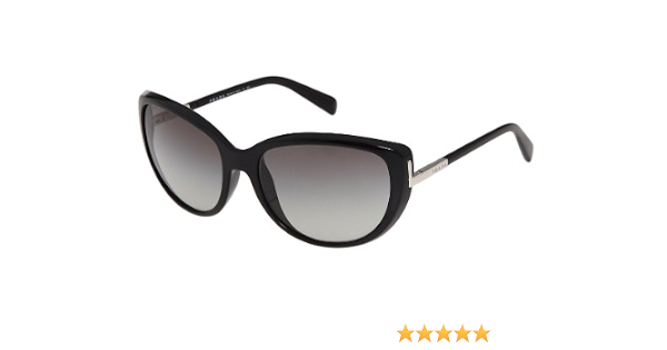 Prada Sunglasses SPR 07O BLACK 1AB-3M1 