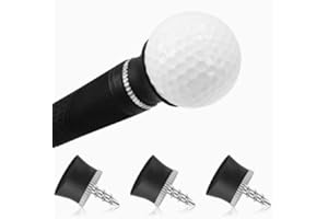 HH-GOLF 3PCS Golf Ball Grabber For End Of Putter, Suction Cup Golf Ball Retriever, Screw-In Golf Ball Pick Up Tool for Quick Installation
