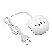 Produktbild Vier Anschlüsse USB Schnellladegerät 4A Handy Aufladen Multi Stecker 2.4A Ladegerät Weiß