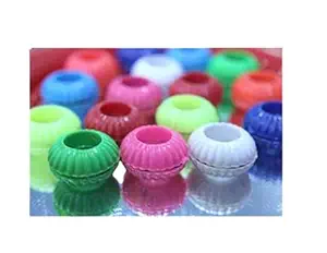 Wk India Pigeon Rings, Multi Colour Plastic Pigeon Rings, 100 Pcs per Pack (Pack of 3)