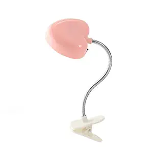 The Vogue Nation ABS Heart Type Reading Small Book Adjustable LED Light Portable (Multicolour)