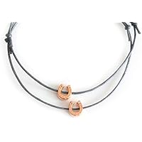 Freundschaftsarmbänder rosegodenes Hufeisen