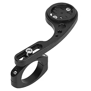 Bicycle Handlebar Clamp, High Hardness Black Wear?Resistant Bike Stem Front Motion Camera Holder Aluminium Alloy for Bicycle Enthusiasts