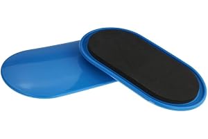 Tuokay, 2 Elliptiska Dubbelsidiga Glidskivor, FitnesSkiva för GYM, Hem, Yoga, Pilates, för Matta, Kakel, Laminat, Trägolv