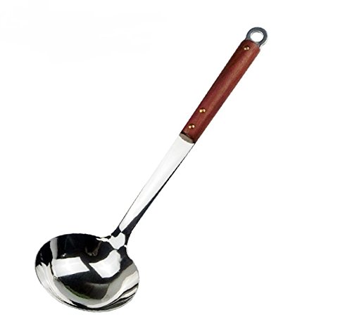 Transcend 6-teiliges Küchenhelfer Set mit Ständer – Pfannenwender Suppenkelle Fleischgabel Schlitz Turner Egg Beater Skimmer - 6