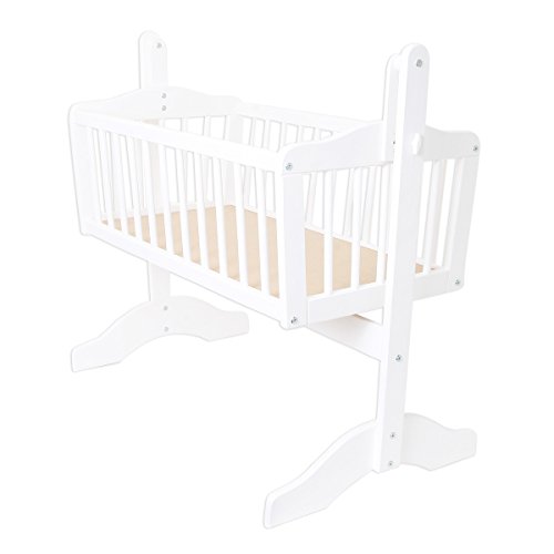 Isabella Alicia Sophia Swinging Cradle (White)