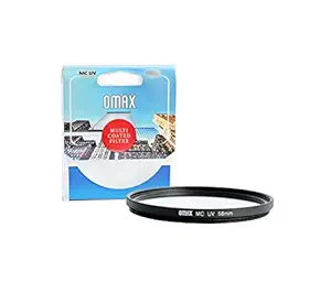 Omax UV Filter Multi Coated for Canon eos 1500d 1300d for 18-55 & 55-250mm Lens