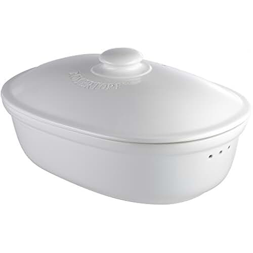 Amazon.co.uk white ceramic bread bin
