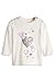 ESPRIT Baby Girls 095EEAK004 Crew Neck Long Sleeve Long Sleeve Top, White (off White 110), 6-12 months (Manufacturer size: 80)