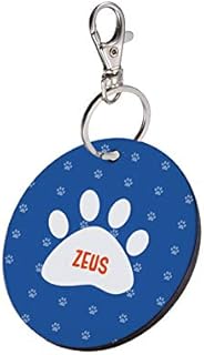 Sky Trends Round Shape Collar Locket/Pendant for Dogs & Puppy -898, Multicolour, Medium, 1 Count - 