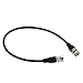 Produktbild 16,5 Zoll schwarz BNC Stecker auf BNC männlich CCTV Kamera Koax Kabel