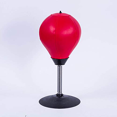Preisvergleich Produktbild Jmdmy Desktop Punching Ball Stress Relief Stamping Stand Luftpumpe (Rot)