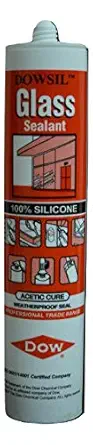 Dow Corning RTV silicone -Acetoxy Cure Glass Sealant (Transluscent, 300 ml)