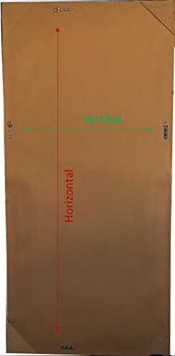 Wandspiegel Weiß 170 x 70 cm mit elegantem und schlichtem Rahmen mit