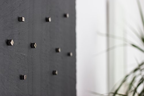 Schiefer Magnettafel (Echt Massiver Stein) ! – Pinnwand + Kreidetafel in 60 cm x 45 cm inkl. 10 Magnete – 350-500 Millionen Jahre alter Schiefer aus Spanischem Bergbauvorkommen - 5