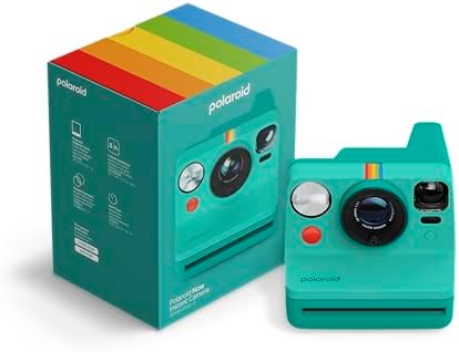 Polaroid – Now Generazione 3 – Fotocamera Istantanea – Verde Acqua (9198)