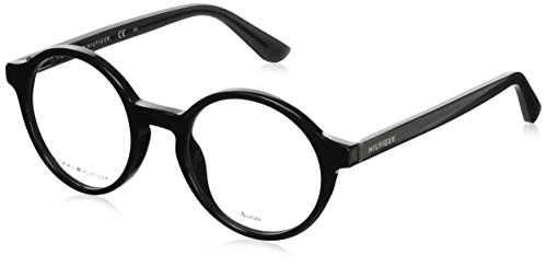 Preisvergleich Produktbild Tommy Hilfiger Unisex-Erwachsene TH 1390 Brillengestelle, Schwarz, 48