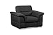 Produktbild Cavadore Sessel Tuluza / Polstersessel hellgrau passsend zur Sofagarnitur Tuluza/ Modernes Design / Größe: 117 x 87 x 93 cm (BxHxT) / Strukturstoff in schwarz