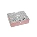Silver Plated Baby Girls Large Keepsakes Box in Pink