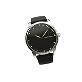 LongYu Intelligente Uhr Runde Bildschirm Bluetooth IP68 wasserdicht Aufladung Quarzwerk S68 (Color : Silver)