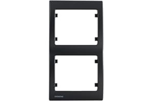 SIEMENS INGENUITY FOR LIFE SIEMENS - Plaque Double Verticale Anthracite Delta IRIS