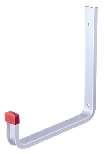 GAH-Alberts 805555 Wandhaken, abgewinkelt, Aluminium, 190 x 200 mm / 1 Stück