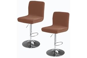 SDNAM Fundas Elásticas para Taburete De Bar Pack 2/4/6 Funda para Silla con Respaldo, Fundas para Sillas De Comedor EláStica para Taburetes Altos para Bar, Casa, CafeteríA o Fiesta,Fundas Sillas (Color : #
