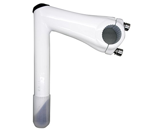 Potencia de Bicicleta de Carretera Fixie Inclinacion Negativa Blanco B