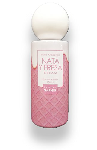 Saphir Fruit Attraction Nata y Fresa Cream - Eau de Parfum para Mujeres - 100 ml.