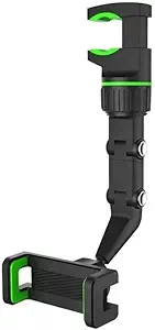 CQLEK 2022 New Version-Car Phone Holder Mount, Rearview Mirror Phone Holder for Car, 360?Rotatable and Retractable Car Phone Holder, Multifunctional Phone Mount for Car, for All Mobile Phones