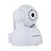 Produktbild FLOUREON SP012 720P IP Kamera Wlan Überwachungskamera ONVIF H.264 Pan / Tilt 2 Weg Audio11 Infrarot LEDs Nachtsicht CCTV Sicherheitskamera P2P Motion Alarm Email Alarm Weiß