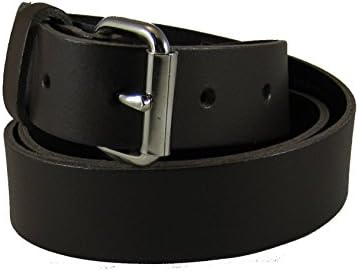 BELT UP Mens 100% Real Leather 1.25 Inch Plain Casual Smart Trouser Belt
