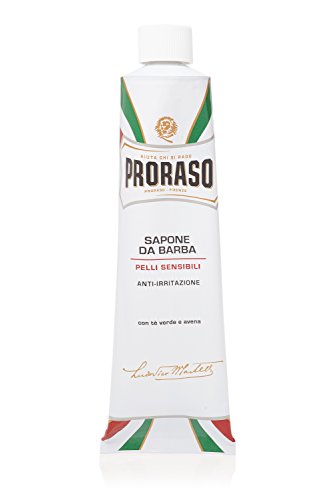 Proraso White Shaving Cream Pelli Sensibili, 1er Pack (1 x 150 ml)