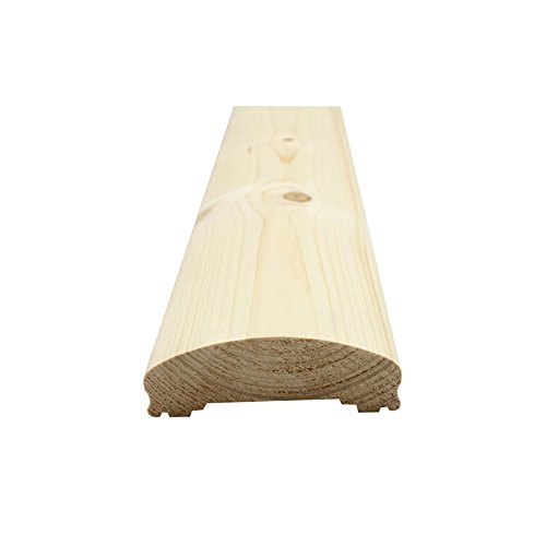 Handlauf für Holzbalkon (2 Stück) – Nordische Fichte – 2115/4 Fi (2500x115x40mm) - 3
