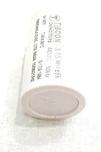 RSNR Tibcon Capacitor for Ceiling Fan, 3.15 MFD Capacitor/Condensor to Increase Speed, White 440V