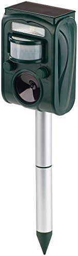 Exbuster Ultraschall-Solar-Tierschreck mit Blitzlicht und Bewegungssensor - 6