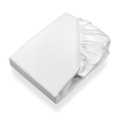 SETEX Sergé Protège-matelas molletonné, drap-housse, 140 x 200 cm, 100% Coton, Basic, Blanc, 1308 140200 404 002