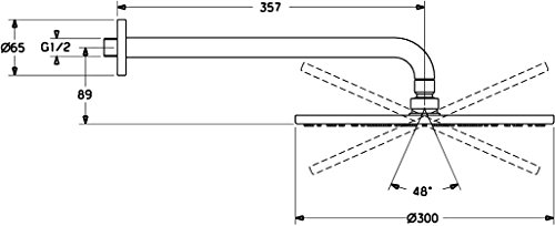 Hansa viva Kopfbrause, 44260300 - 2